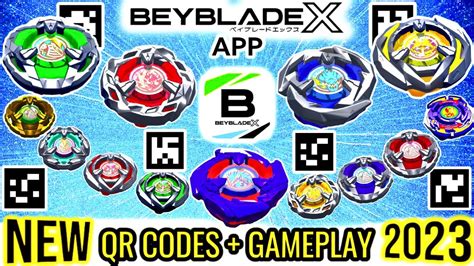 List of Hasbro Beyblade X App QR Codes .